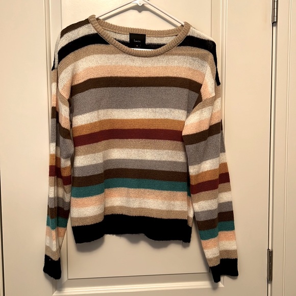 Sweaters - Multi-colored stripe sweater.